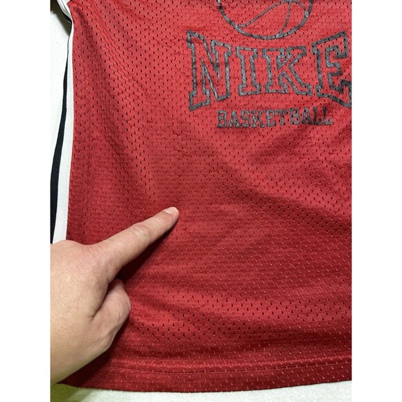 Vintage Nike Basketball Jersey Boys Small Youth Sport Mesh Athletic Y2k - Flaw - Picture 2 of 11